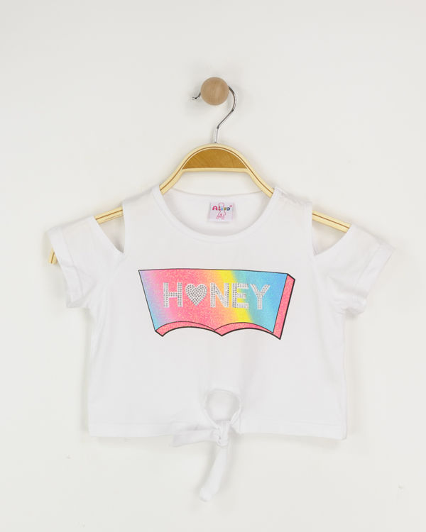Picture of PT2420 GIRLS SLEEVELESS TOP WITH KNOT